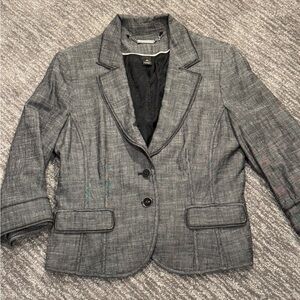 White House Black Market Gray Women's Blazer